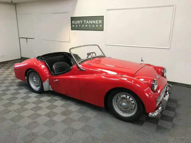 1960 triumph tr3a. 4-speed. 2.2 liter engine. good driver, older cosmetics
