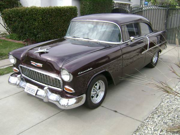 bel air 2 door post, california car