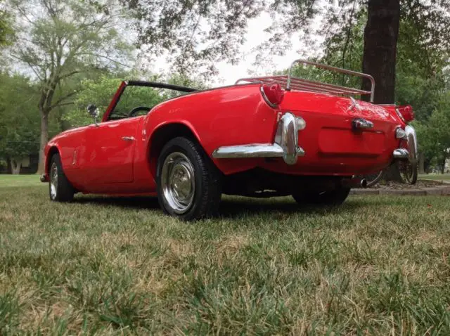little red sports car