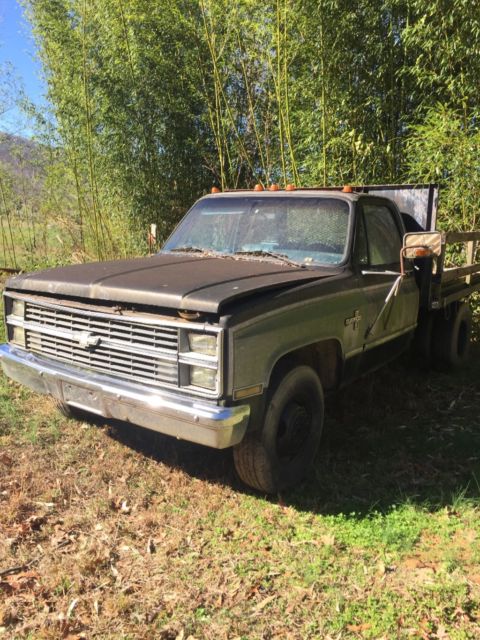 chevrolet c30 1984 flatbed 1 ton granny gear 4 speed
