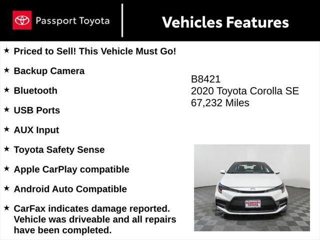 2020 toyota corolla se