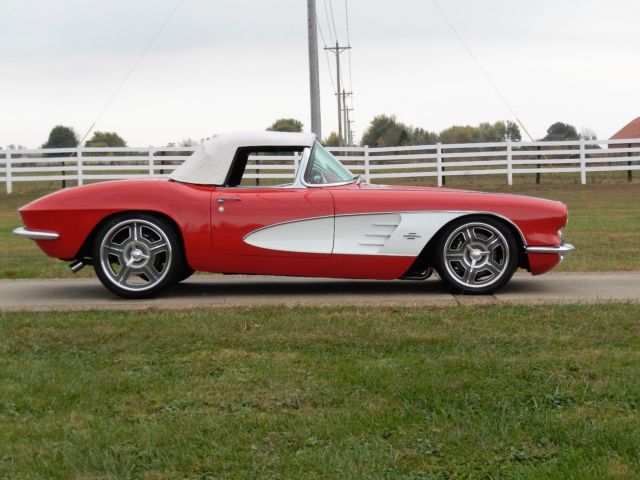 1961 chevy corvette convertible resto-mod all new all custom hot rod 56,57,58,59