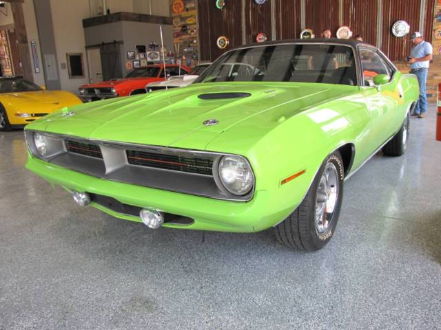 1970 cuda "real one" lime light 4 speed matching numbers