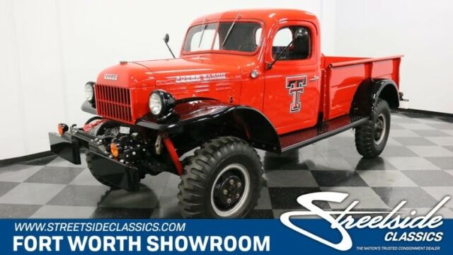 vintage classic 4x4 pickup truck flathead 6 manual transmission black red