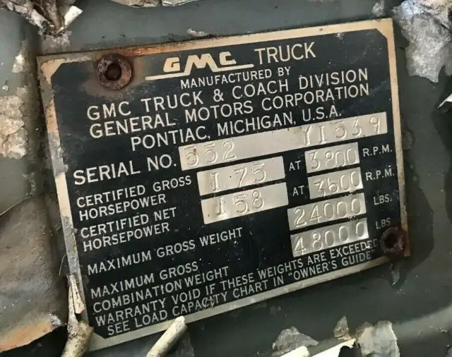 1950's gmc bull dog dump truck with keys and title