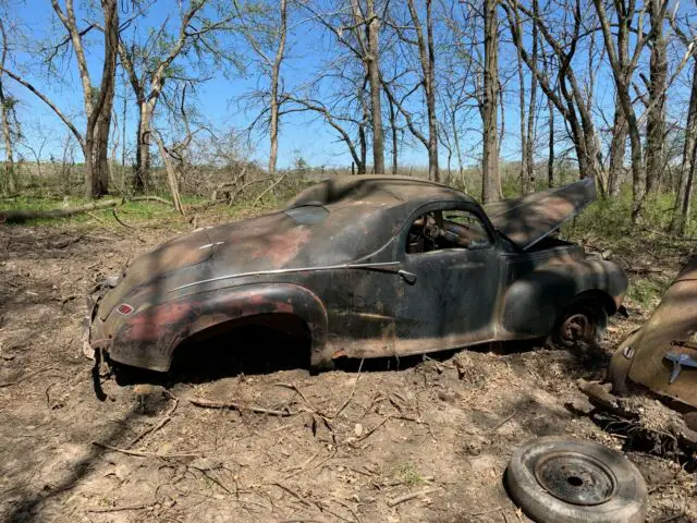 1940 lincoln zephyr coupe 3 window 2 door v-12 project car 40 classic hot rod
