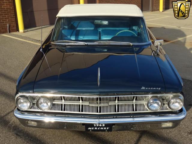 1963 mercury monterey 70275 miles teal convertible 390 cid v8 3 speed automatic