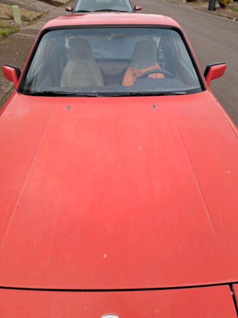 1988 porsche 924 coupe red rwd manual s