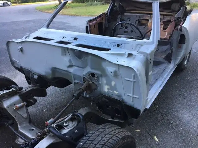 1969 buick skylark custom convertible - partial restoration - body only