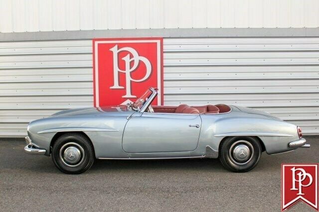 1958 mercedes-benz 190sl roadster 0 silver-grey