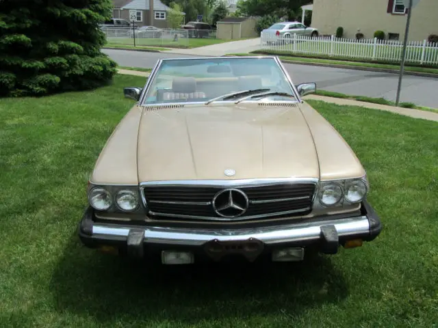 1981 mercedes 380 sl convertable