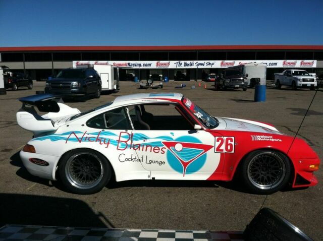 1980 porsche 911 sc race car 993 gt2 widebody rolling chassis w/roll cage roller