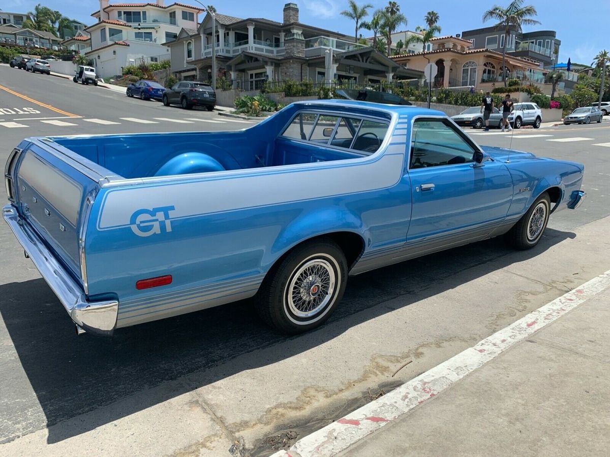 1978 ford ranchero 500 gt pick up. 302v8. nice! all original restoration!
