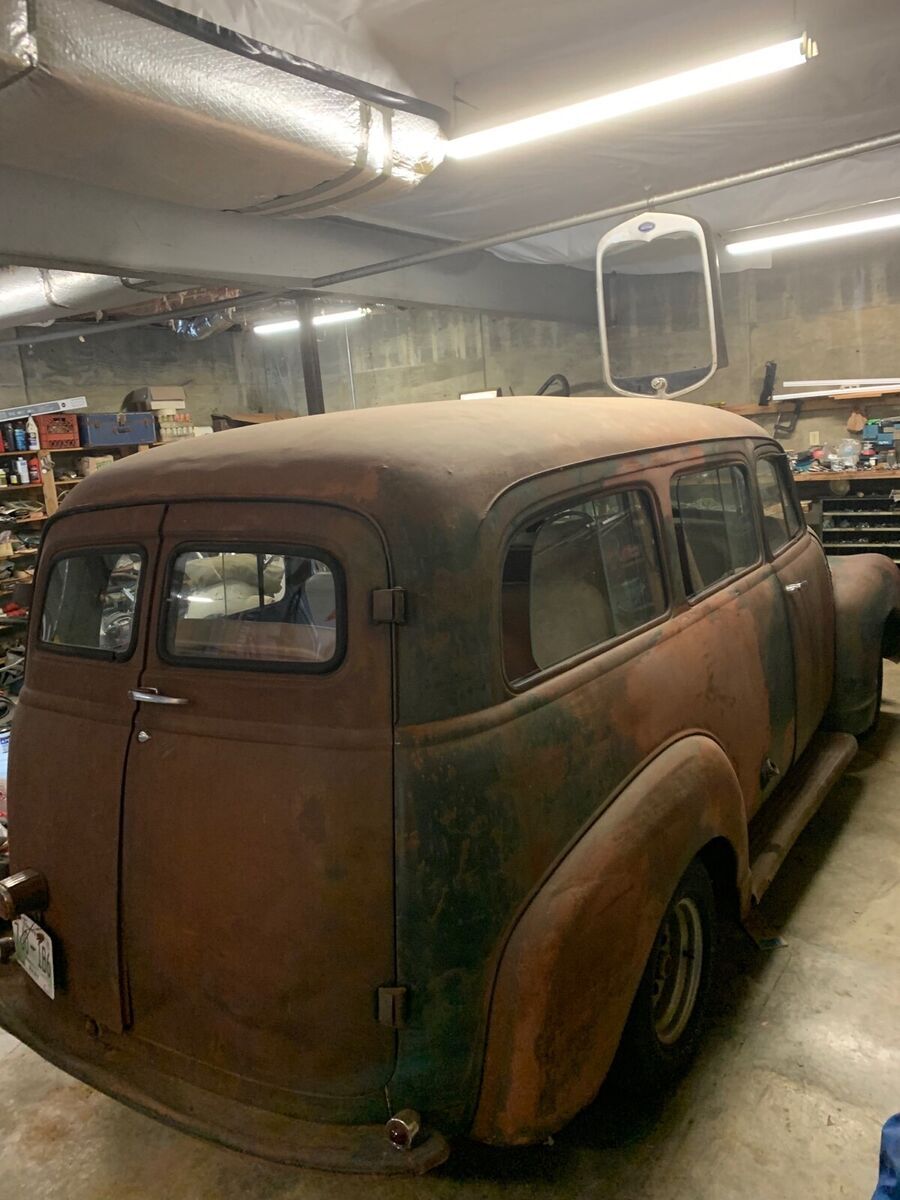 1952 chevrolet suburban suv green rwd automatic