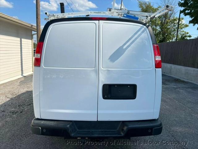 2019 chevrolet express 2500 1 owner - serviced - adrain steel - ergo rack ladder rack