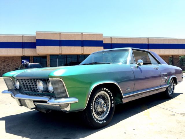 1963 buick riviera 401 401 6.6l nailhead luxuryclassic norustgaragekept oneowner
