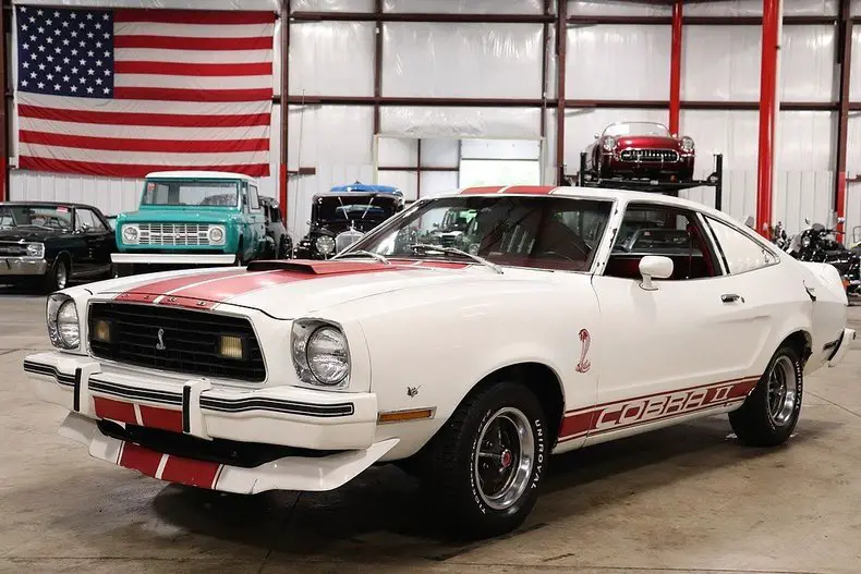 1977 ford mustang 56726 miles white coupe 302 v8 manual