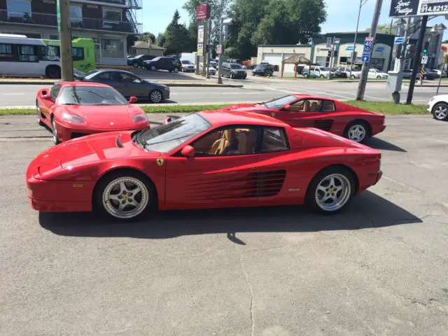 ferrari testarossa 1990 clean carfax new major service