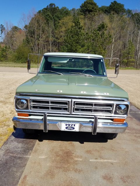 1971 ford f-100 pickup sports custom