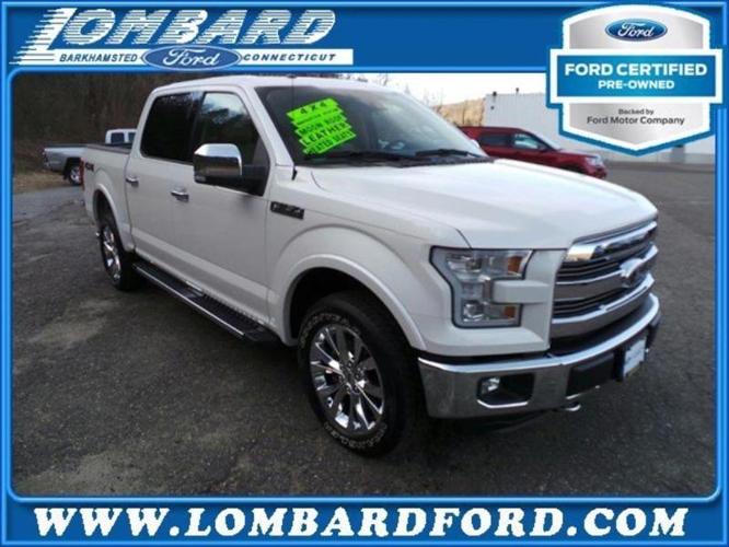 2015 ford f-150 lariat 4x4 lariat 4dr supercrew 5.5 ft. sb for sale in barkhamsted, connecticut