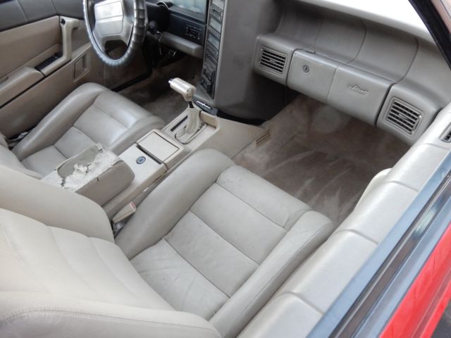 1991 red cadillac allante convertible automatic 4-speed fwd v8 4.6l
