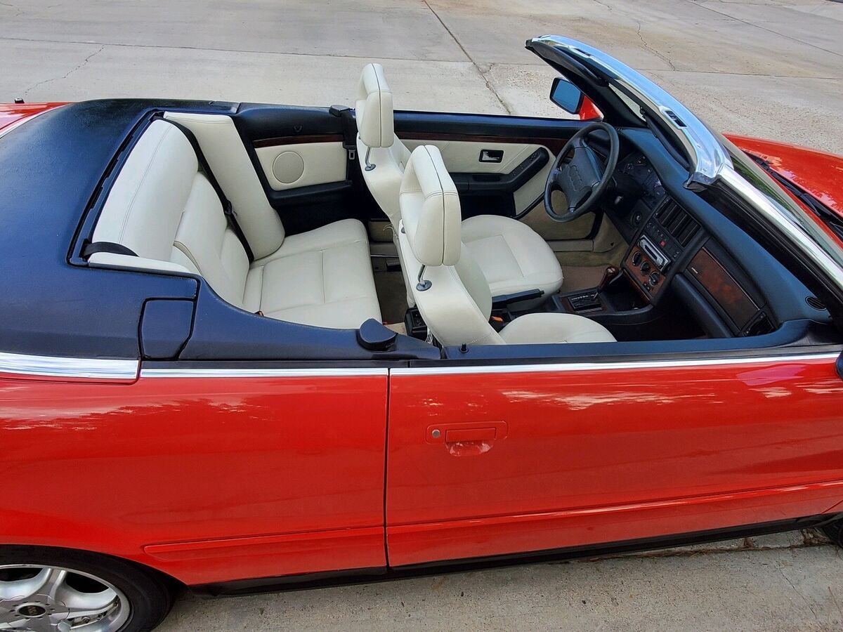 1994 audi cabriolet convertible red fwd automatic
