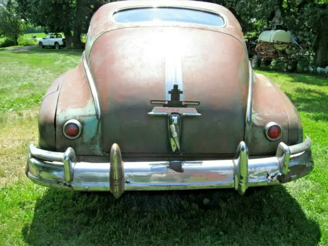 1948 pontiac silver streak 8 streamliner torpedo fleetline aerosedan coupe