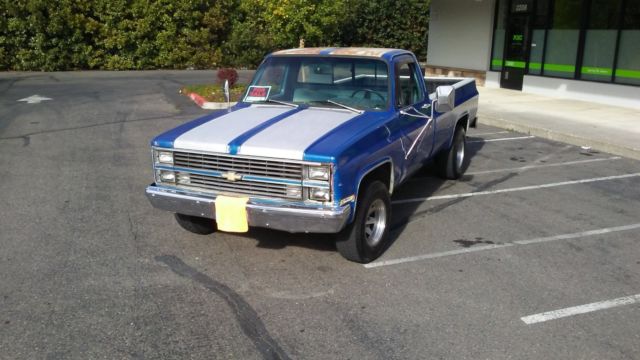 1983 gmc sierra big block 3/4 ton long bed pickup truck