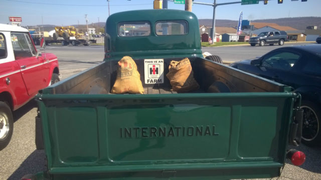 1950 international harvester l-110 pickup ih great shape step side long bed