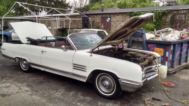 classic 1964 buick wildcat convertible