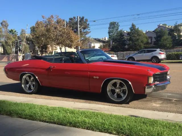 1972 chevrolet chevelle convertible big block factory a/c