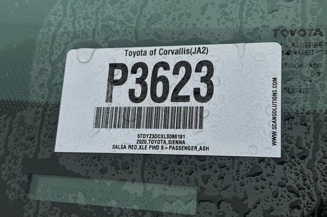 2020 toyota sienna xle
