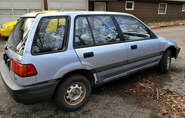 1990 honda civic wagon manual as is parts or restoration 171k good motor, clutch