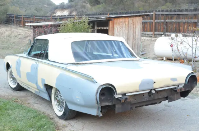 1962 ford thunderbird sports roadster (low mileage)