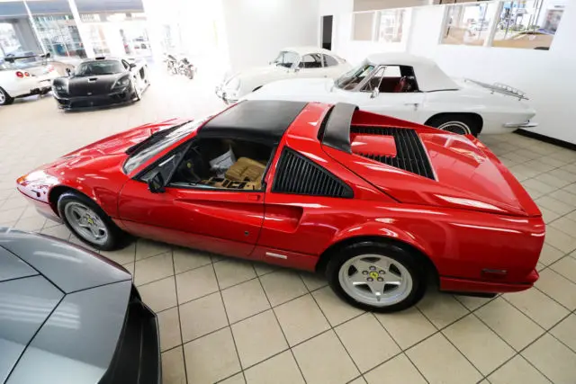 1987 ferrari 328 gts red/tan 28k miles all original & extensive service records