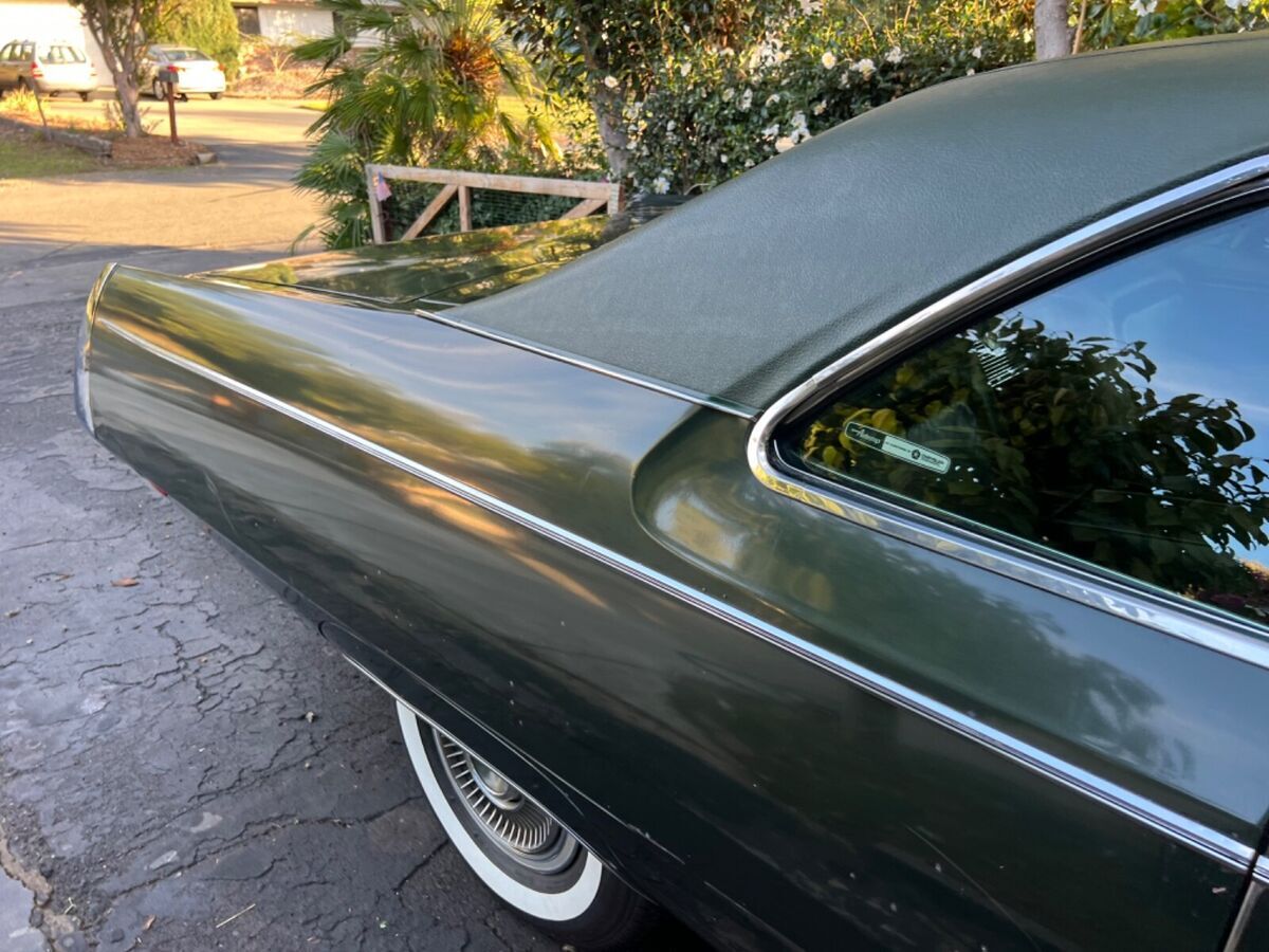1969 chrysler imperial coupe le baron 440 f9 iridescent green ac works new parts