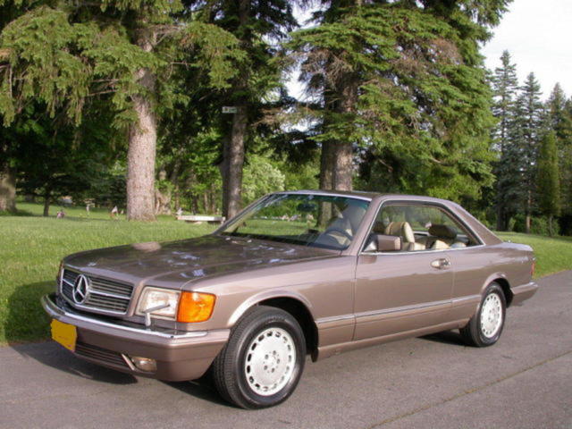 1991 mercedes-benz 560sec, 500sec, 420sec, 380sec