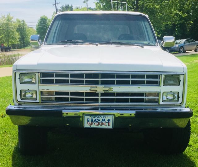1986 chevrolet k5 blazer 4wd silverado