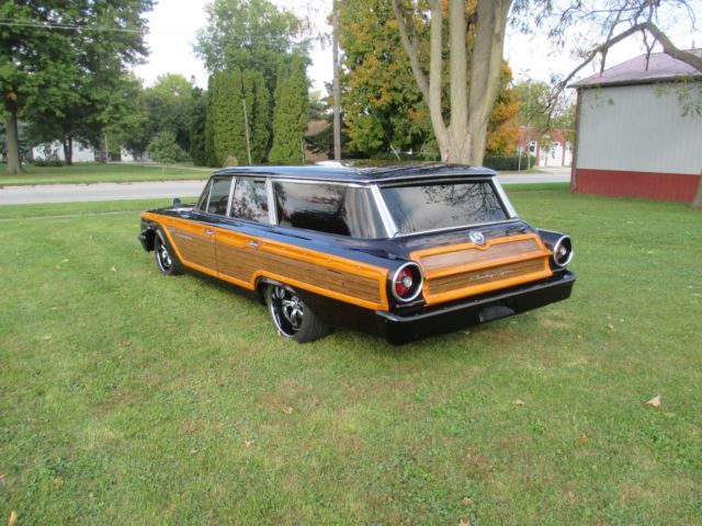 1963 ford galaxy country squire wagon wood grain hot rod no reserve