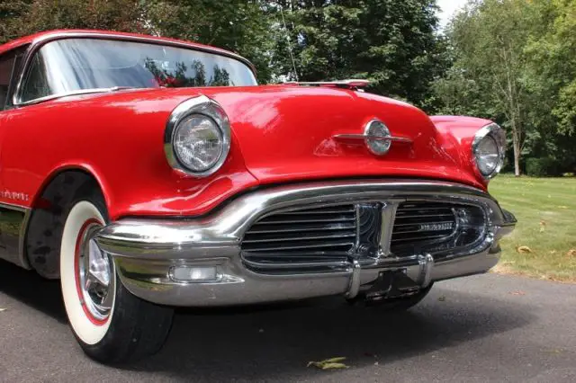 1956 oldsmobile ninety-eight red/black 98 2-door coupe *washington state*