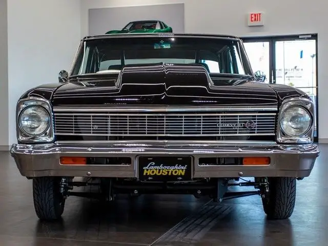 1966 chevrolet nova 751 miles gun metal grey 4 speed automatic