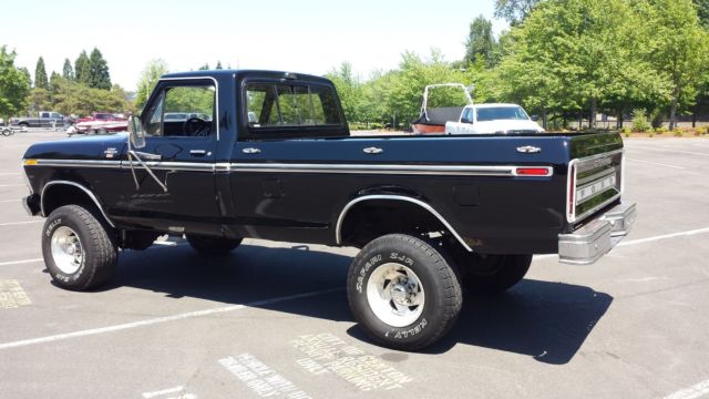 1978 ford f250 ranger xlt 4x4 400 v-8 auto factory a/c