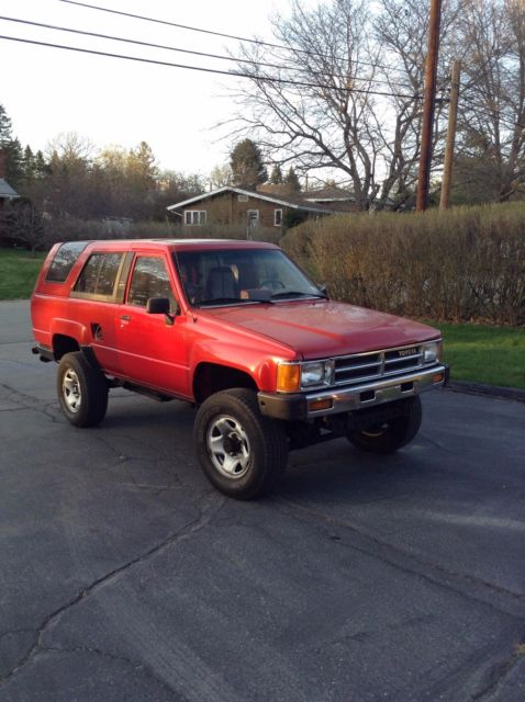 1987 toyota 4runner with softtopper soft top nib, oem skid plate, in new england
