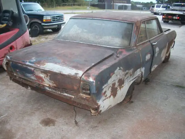 1963 - chevy ii - 2 door hardtop **project** and a 4 door parts car