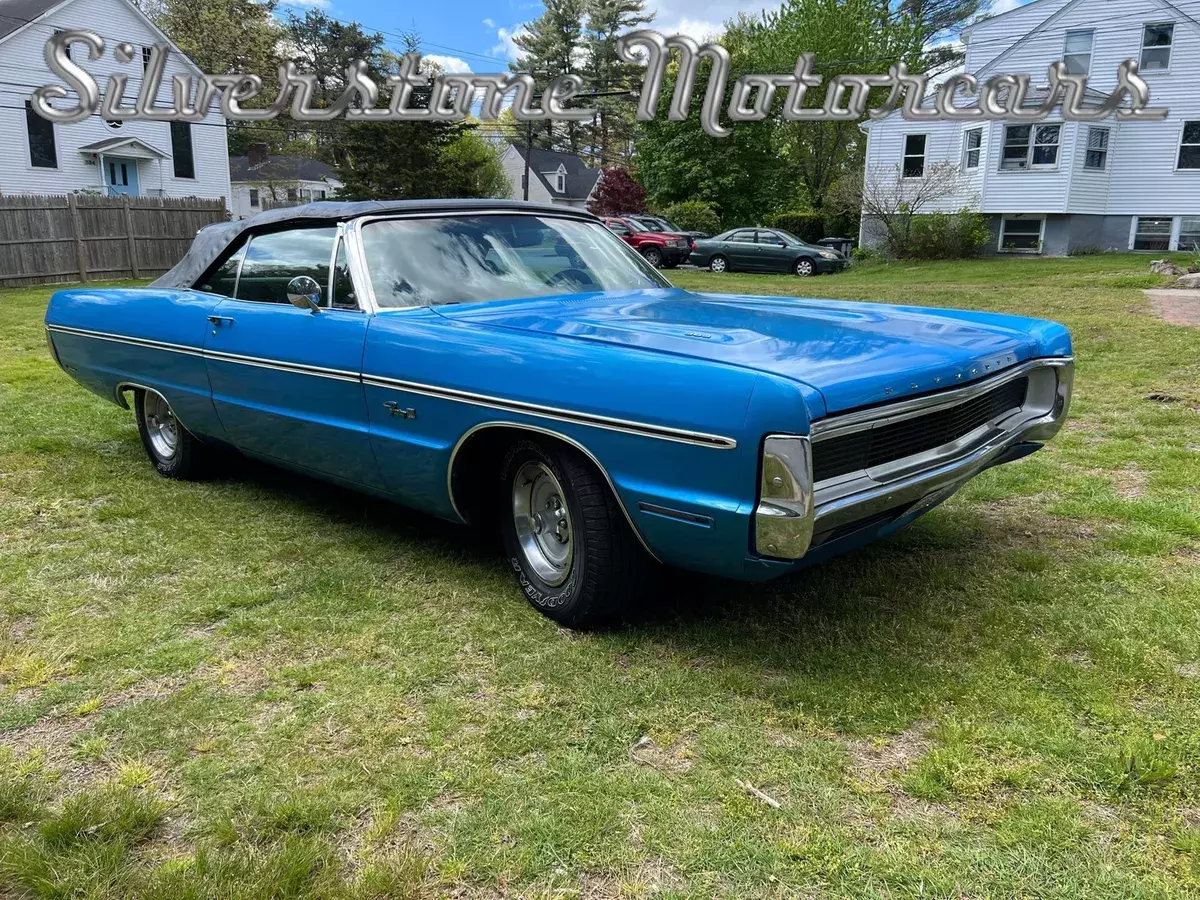 1970 blue metallic convertible 383 great driver