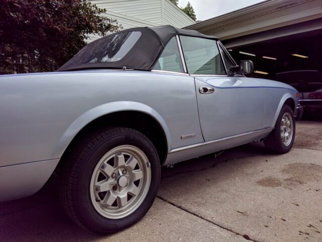 1984 fiat 124 spider pinninfarina convertible