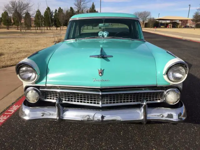 1955 ford fairlane sedan with 272 v8 engine and 3 speed manual transmission