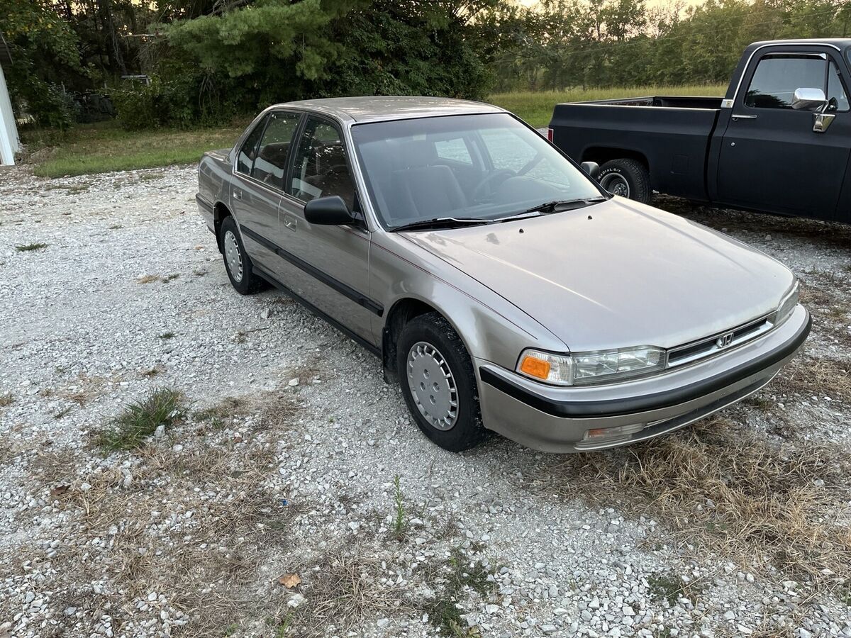 1991 honda accord sedan brown lx