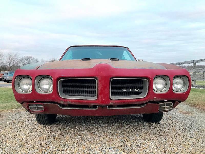 1970 pontiac gto hardtop 49k miles, red, v8 6.6l, automatic 3-sp,ac, ps, pdb