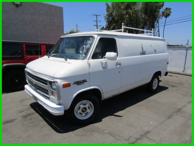 c 1991 chevrolet g20 van used 5.7l v8 16v automatic no reserve